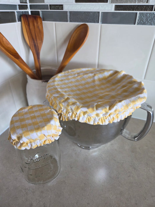 Jar & Bowl cover set of 2